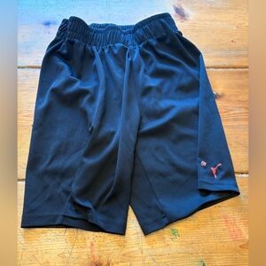 Puma | Black Athletic Shorts | Boys M (10/12)